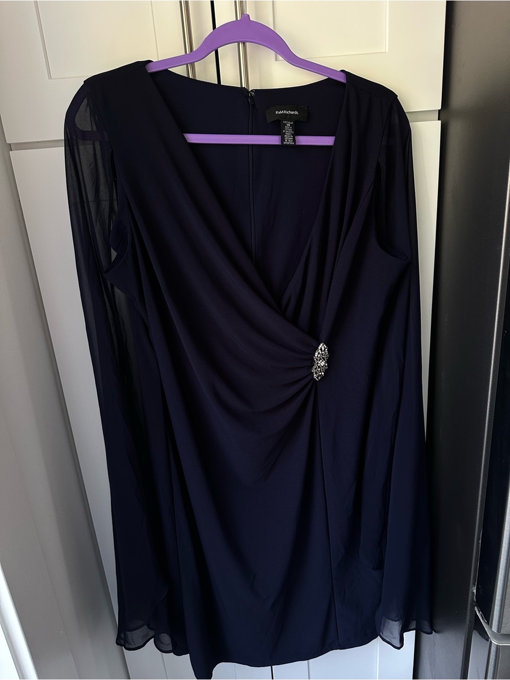 Sleeveless Mother of the Bride Dress, Navy 14